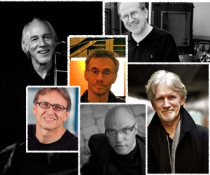 Improvisatory Minds in NYC! 9/18 at St. Peters Church at 7:30 pm. Clockwise from bottom: Billy Childs, Gernot Wolfgang,Ed Neumeister, Mike Patterson, Alan Broadbent, in center, Bevan Manson. 